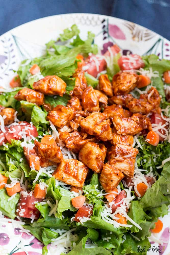 BBQ Chicken Salad - Dash of Herbs