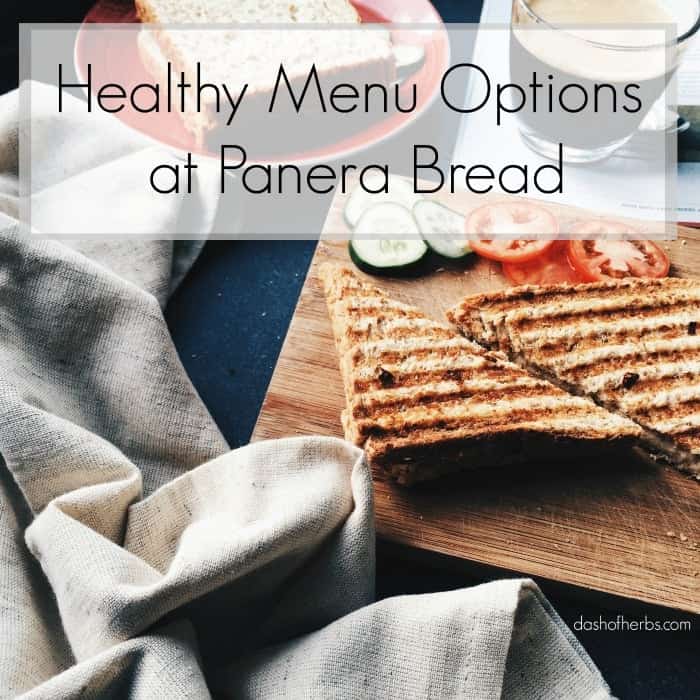 Healthy Menu Options at Panera Bread