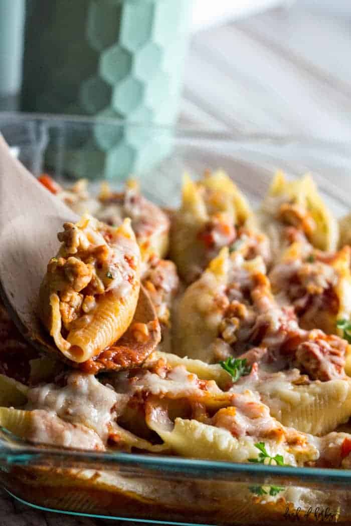 Cheesy Veggie Stuffed Shells