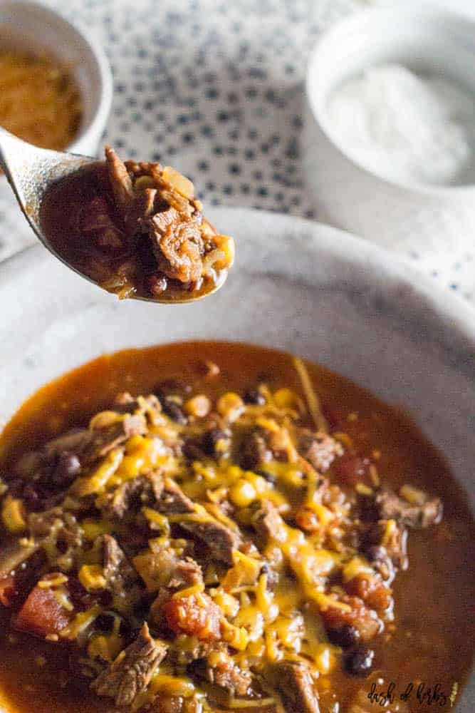 Instant pot steak discount chili with beans