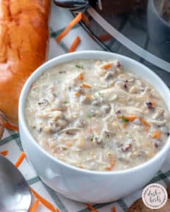 slow cooker chicken and wild rice soup recipe