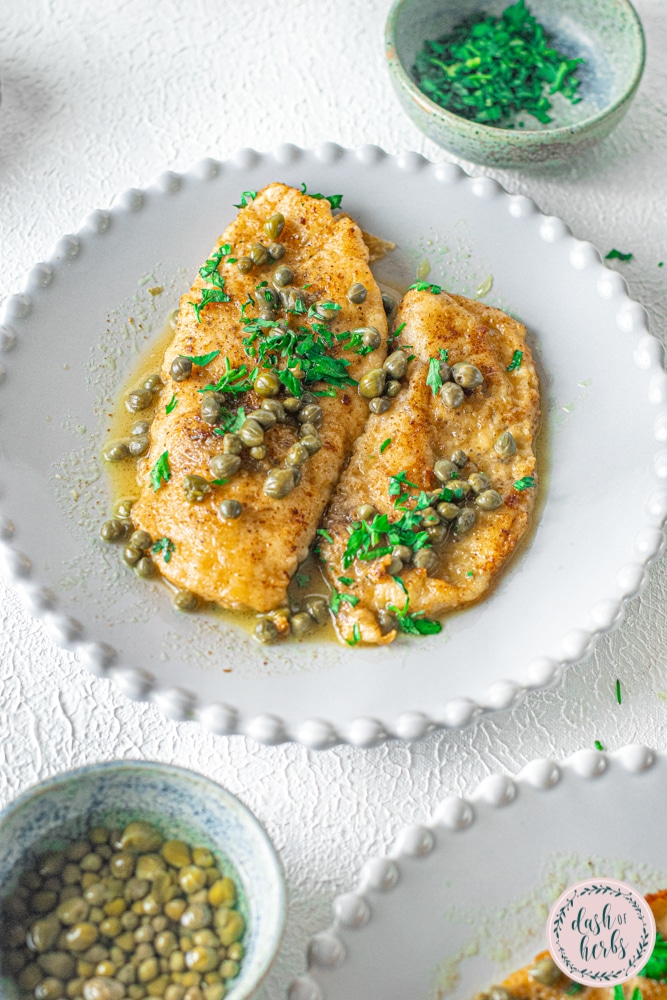 Lemon Caper Chicken: An Easy Weeknight Dinner - Dash of Herbs